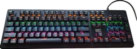 Teclado Mecanico Gamer Con Luz Led Colores Gtc Kgg 008n