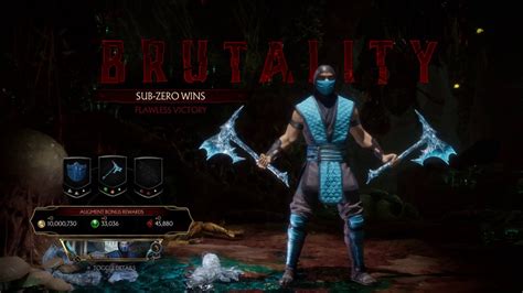 MK11 Sub Zero S Ground Freeze Brutality YouTube