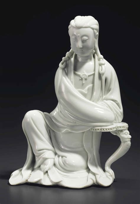 A Dehua Seated Figure Of Guanyin Th Th Century Christie S