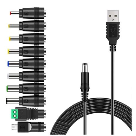 Usb To Dc Power Cable Universal Usb To Dc Jack Charging Cable Power