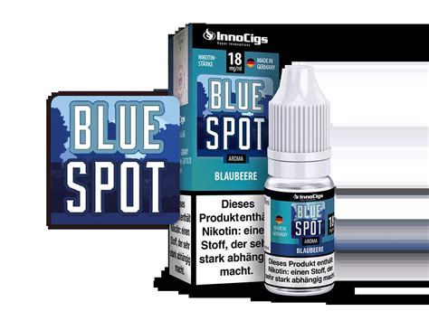 E Lunte Liquidshop InnoCigs Blue Spot Blaubeeren Aroma 3 Mg Ml 10er