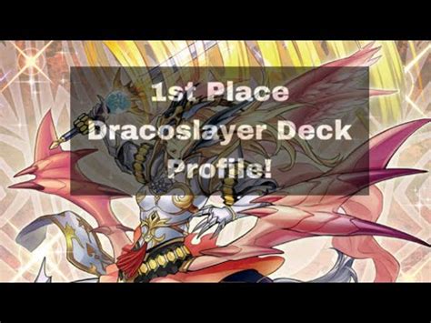 1st Place Dracoslayer Deck Profile YouTube