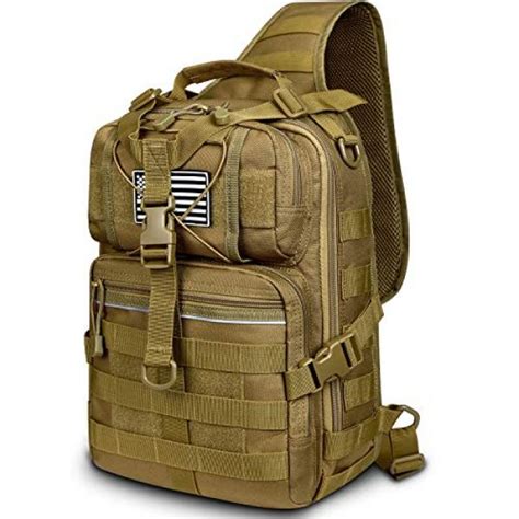 G4free Tactical Sling Backpack Big Molle Edc Assault Range Bag Pack Military Style For Concealed