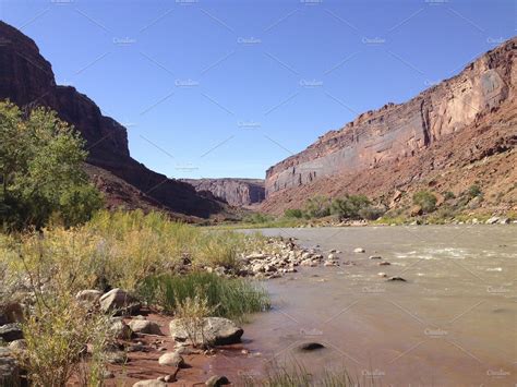 Colorado River Near Moab Utah Nature Stock Photos Creative Market