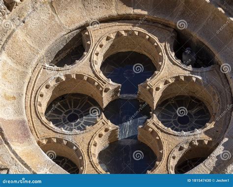 Architectural Details In Historic European Medieval Construction Stock