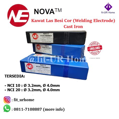 Jual Kawat Las Besi Cor Welding Electrode Cast Iron Nova Made In