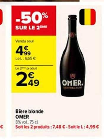 Promo Bi Re Blonde Omer Chez Carrefour Icatalogue Fr