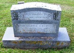 Marguerite Margaret Campi Cropper 1922 1977 Find A Grave Memorial