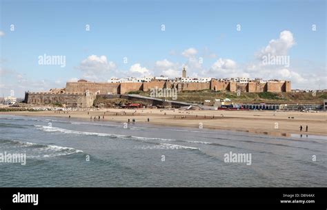 Atlantic ocean beach in Rabat, Morocco Stock Photo - Alamy