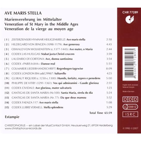 Ave maris stella - marienverehrung im mittelalter • veneration of st ...