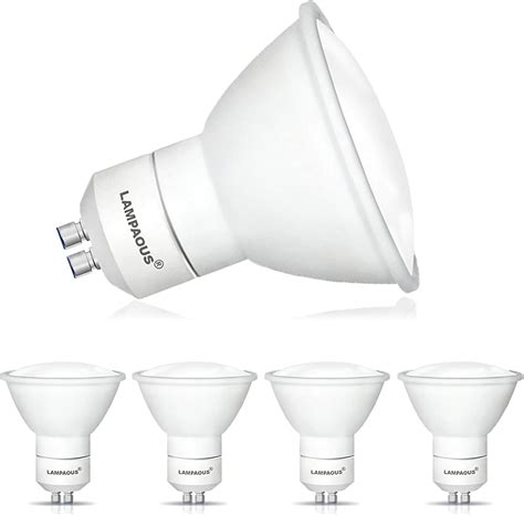 Lampaous® Gu10 5w Led Light Bulbs Cool White Daylight 6000k Perfect