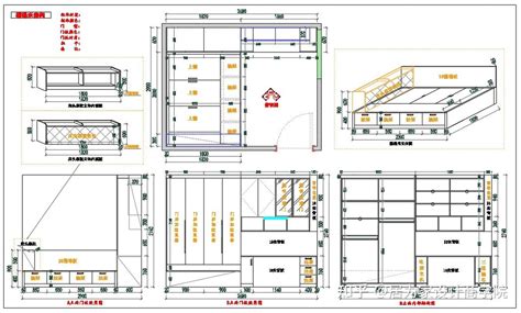 分享！全屋定制cad下单图模板 知乎