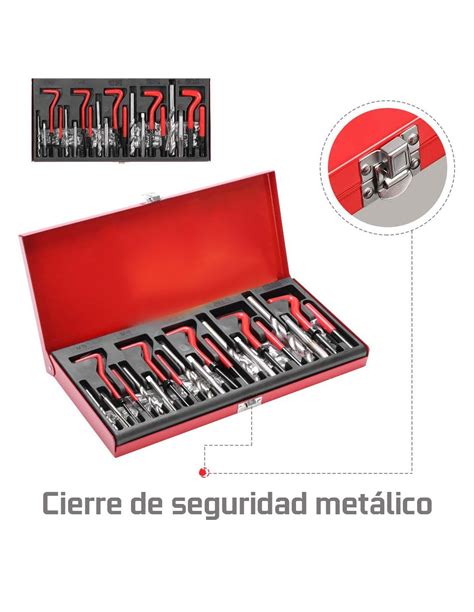 Juego Para Reparar Roscas Con Helicoil M M M M Y M Piezas