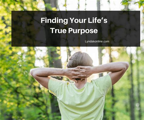 Finding Your Lifes True Purpose Lynda Kenny