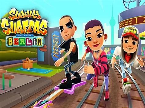 Subway Surfers de Berlín No busques más juega en línea con Tudex Games