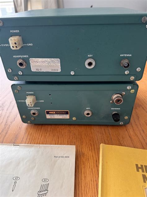 2 Heathkit Hw 8 Cw Qrp Cw Transceiver Untested Ebay