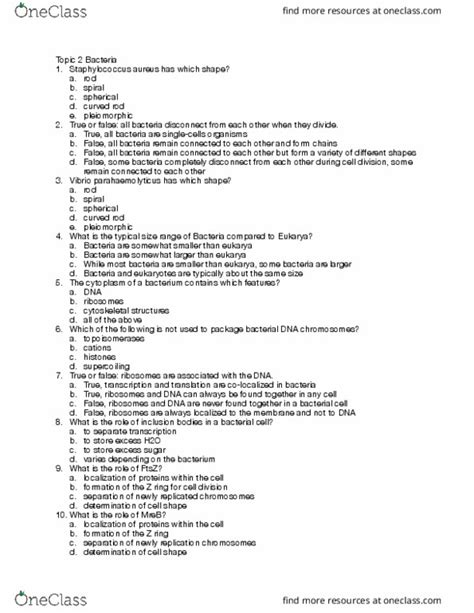 BIOL240 Study Guide Fall 2017 Quiz Phototaxis Enzyme Lysozyme