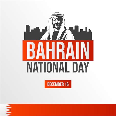 Premium Vector December Happy National Day Of Bahrain Vector