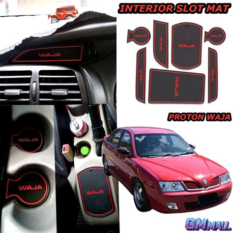 PROTON WAJA INTERIOR SLOT MAT Dashboard Console Mat Karpet Pintu Kereta