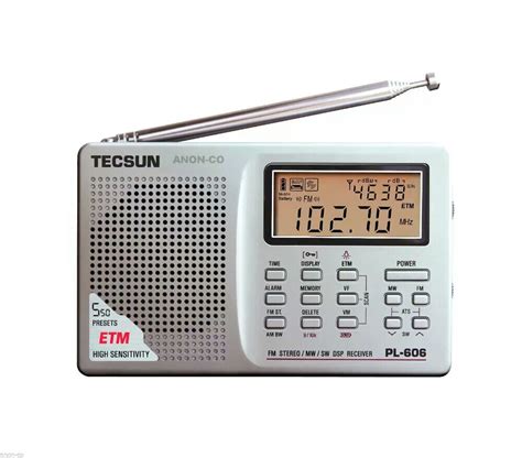 Tecsun PL 606 Digital PLL Portable Radio FM Stereo LW SW MW DSP Radio ...
