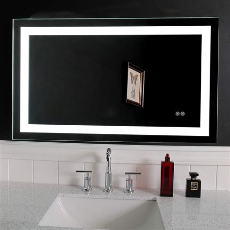 Buy Jovol Led Lighted Bathroom Mirror Wall Mounted Vanity Mirror With