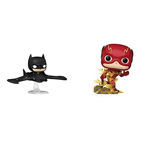 Funko Pop Ride Super Deluxe Dc The Flash Batman In Batwing Pop