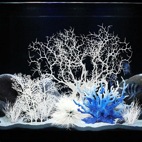 Amazon Begondis Pack Artificial Coral Ornament Aquarium Plasitc