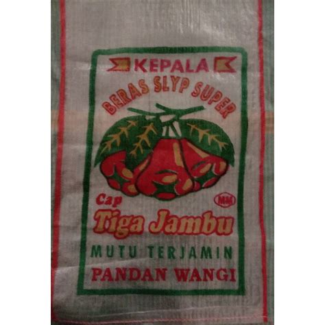 Jual Karung Beras Cap Tiga Jambu Transparant 25kg Shopee Indonesia