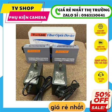 Bộ chuyển đổi quang điện Netlink HTB GS03 AB 1Gbps converter quang 1