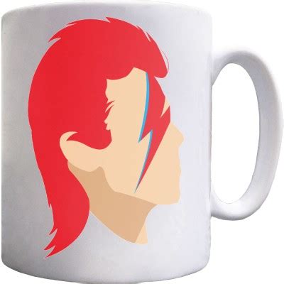 David Bowie Portrait Ceramic Mug Redmolotov