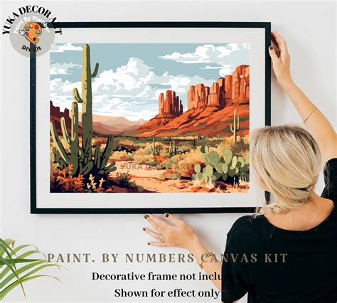 Grand Canyon Paint By Number Kit Adult Landscape Desert Painting