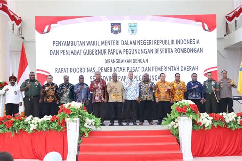 Rakor Pemda Se Papua Pegunungan Wamendagri Minta Penjabat Gubernur