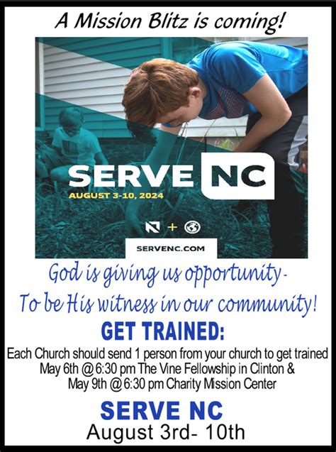 Serve Nc Easternbaptistlife