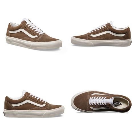 Vans Old Skool Vintage Brown Suede Shitake Size 6 65 7 75