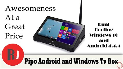 Pipo X Dual Booting Windows And Android Tv Box With Touch