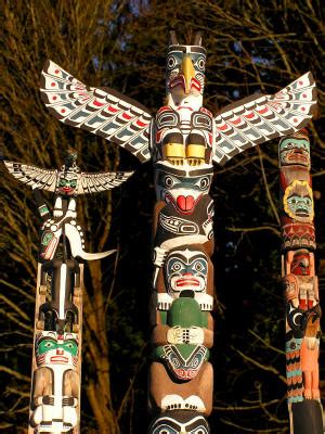 North American Indians: Totem Poles | SchoolWorkHelper