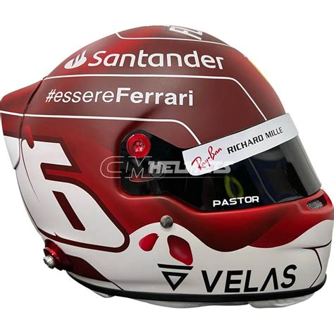 MINI HELMET 1 2 CASQUE Charles Leclerc Ferrari GP France