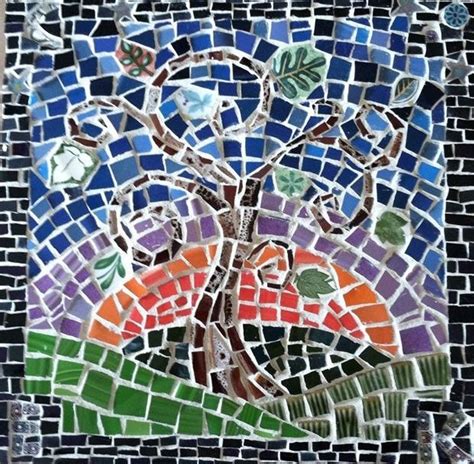 Beautiful Tree Mosaic Mosaicos Arboles