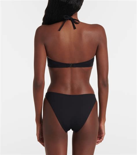 Gang Triangle Bikini Top In Black Eres Mytheresa