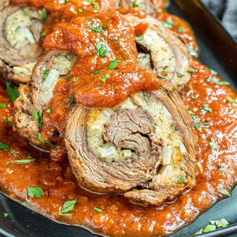 Authentic Italian Stuffed Braciole Recipe Deporecipe Co