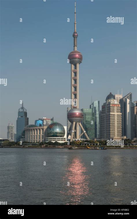 The Oriental Pearl Radio Tv Tower Shanghai Stock Photo Alamy