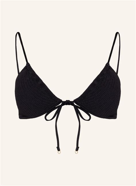 Seafolly Triangel Bikini Top Sea Dive In Schwarz