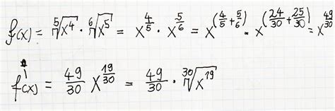 Oblicz pochodną funkcji tex f x sqrt 5 x 4 sqrt 6 x 5 tex