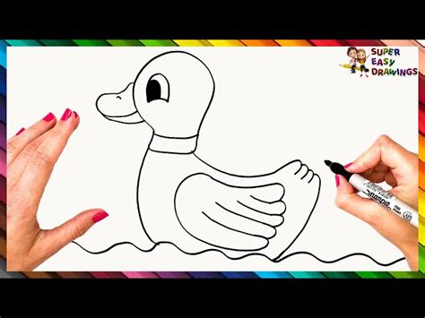 How To Draw A Duck Step By Step For Kids