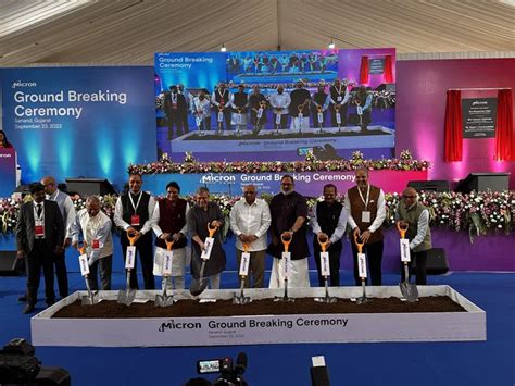 Bhoomi Pujan For Indias First Semiconductor Plant Conducted In Gujarat