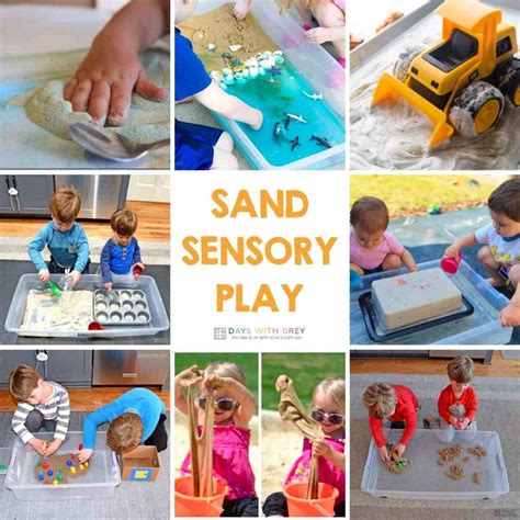 Sand Sensory Activities for Kids - Days With Grey