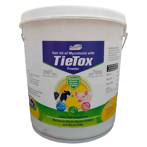 Toxin Binder Powder For Cattle Tietox Kg Packaging Type Bucket