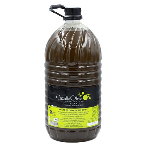 Aceite de Oliva Virgen Extra Ecológico 5 litros