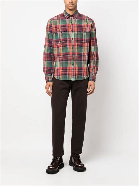 Polo Ralph Lauren Plaid Check Long Sleeve Shirt Farfetch