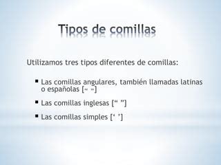 Uso Correcto De Las Comillas Ppt